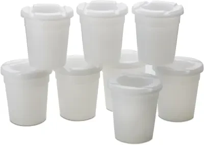 Millhouse Clear Paint Pots - Set of 8