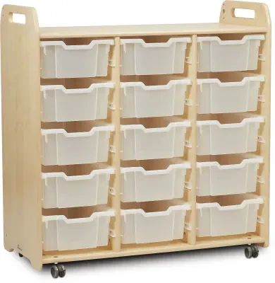 Millhouse Triple Tray Storage Unit with 15 Deep Trays