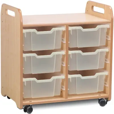 Millhouse Double Tray Storage Unit with 6 Deep Trays