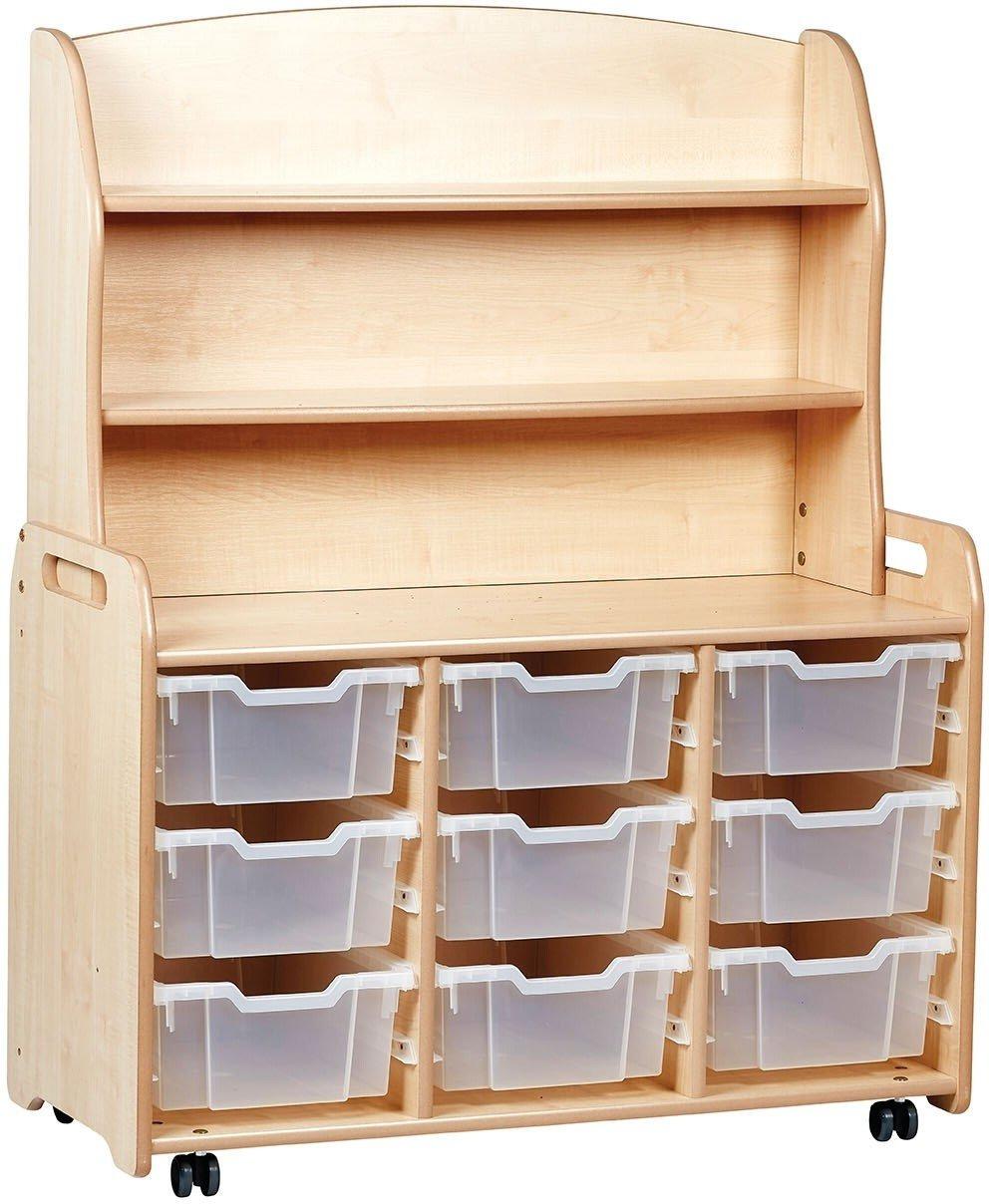 Millhouse Triple Column Tray Storage Unit with Welsh Dresser Addon